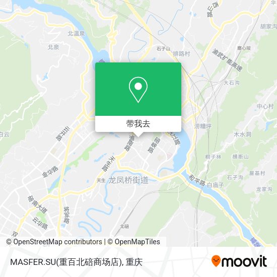 MASFER.SU(重百北碚商场店)地图