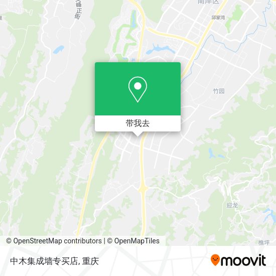 中木集成墙专买店地图