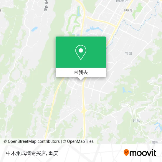 中木集成墙专买店地图