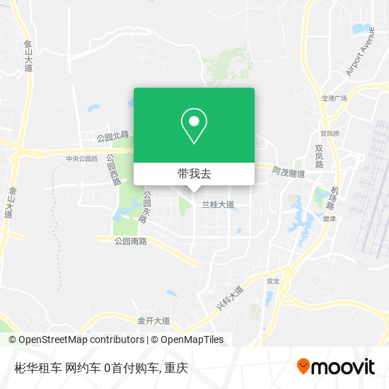 彬华租车 网约车 0首付购车地图