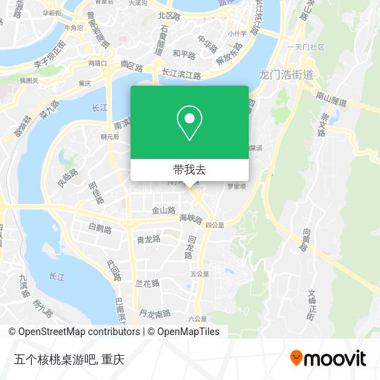 五个核桃桌游吧地图