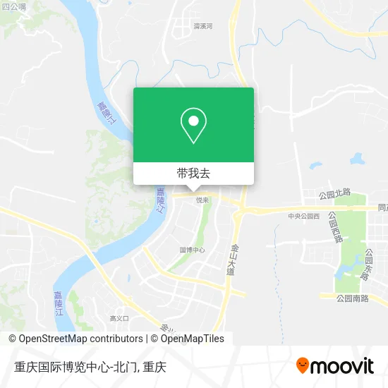 重庆国际博览中心-北门地图