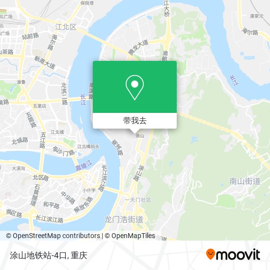 涂山地铁站-4口地图