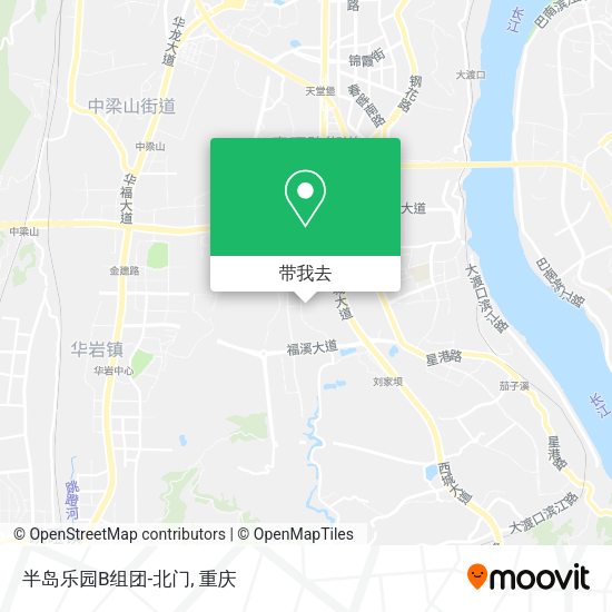 半岛乐园B组团-北门地图