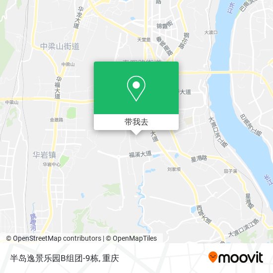 半岛逸景乐园B组团-9栋地图