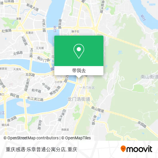 重庆感遇·乐章普通公寓分店地图
