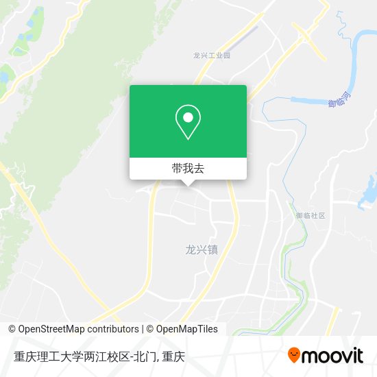 重庆理工大学两江校区-北门地图