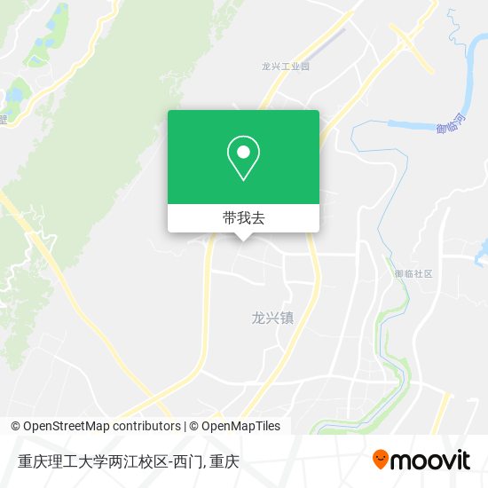 重庆理工大学两江校区-西门地图