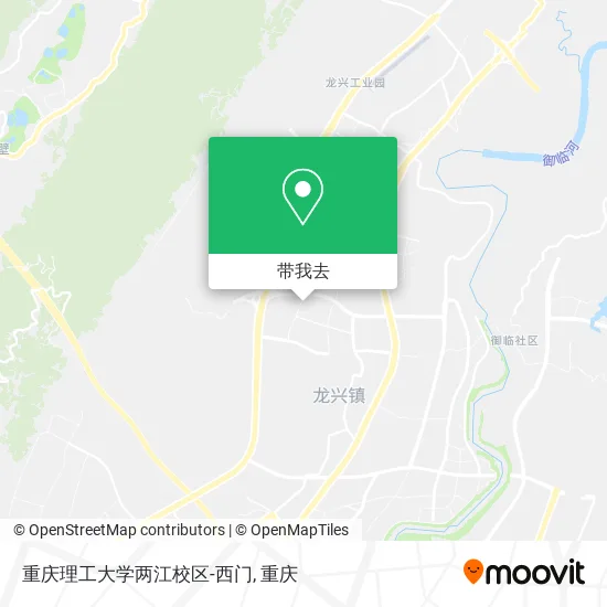 重庆理工大学两江校区-西门地图