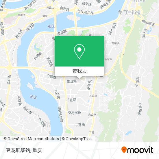 豆花肥肠馆地图