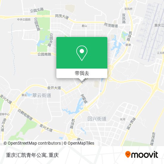 重庆汇凯青年公寓地图