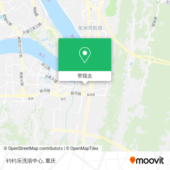 钓钓乐洗浴中心地图