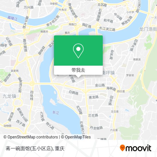 蒋一碗面馆(五小区店)地图