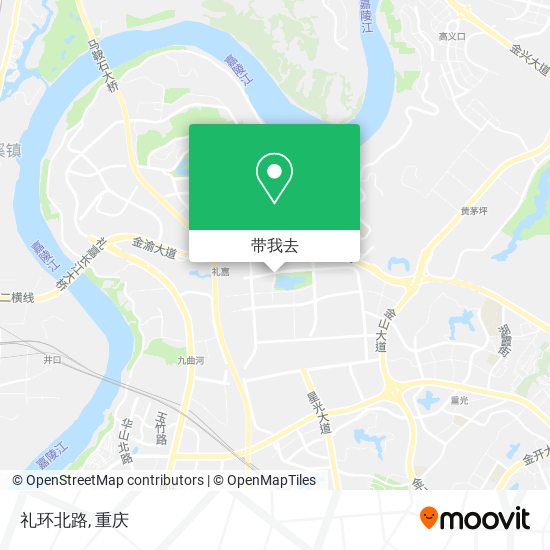 礼环北路地图
