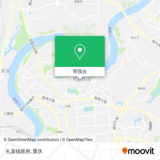 礼嘉镇政府地图