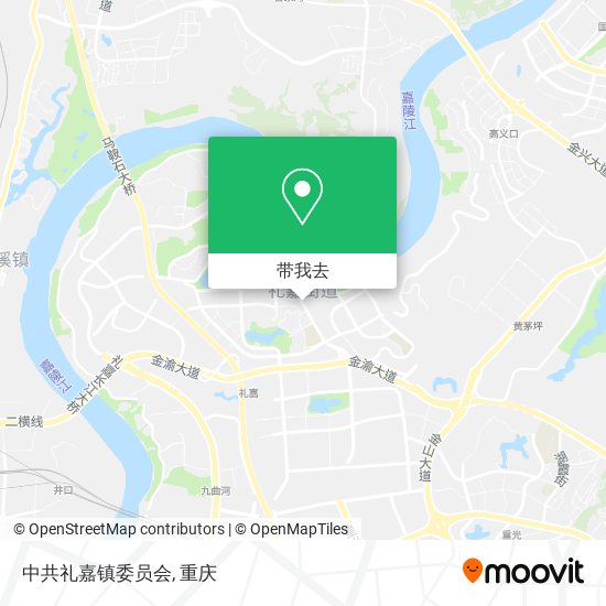 中共礼嘉镇委员会地图