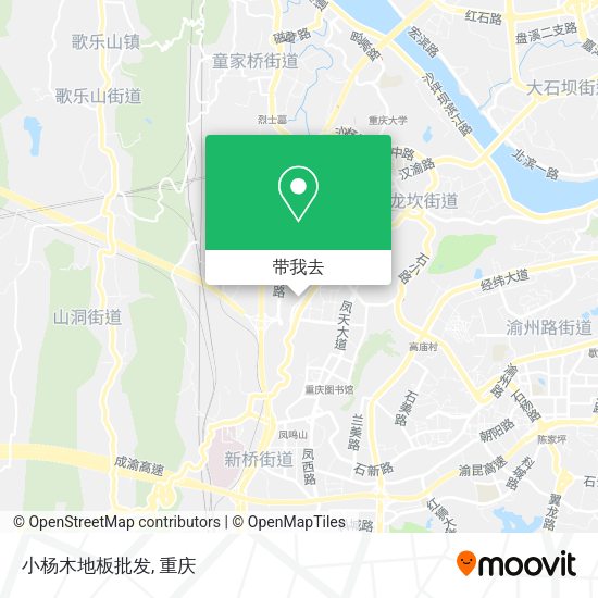 小杨木地板批发地图