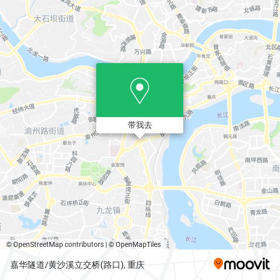 嘉华隧道/黄沙溪立交桥(路口)地图