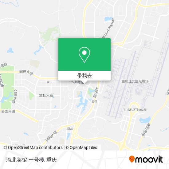 渝北宾馆-一号楼地图