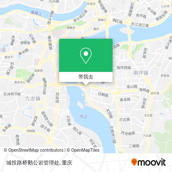 城投路桥鹅公岩管理处地图