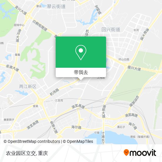 农业园区立交地图