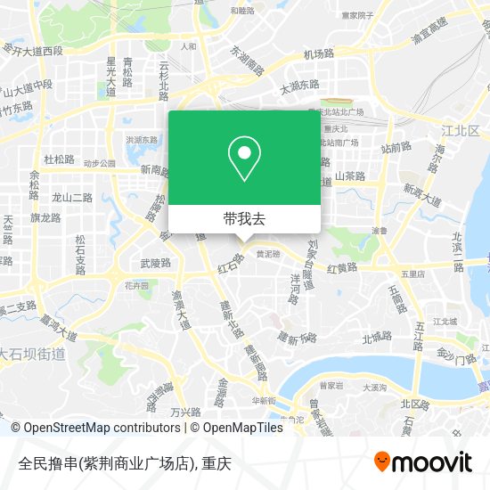 全民撸串(紫荆商业广场店)地图