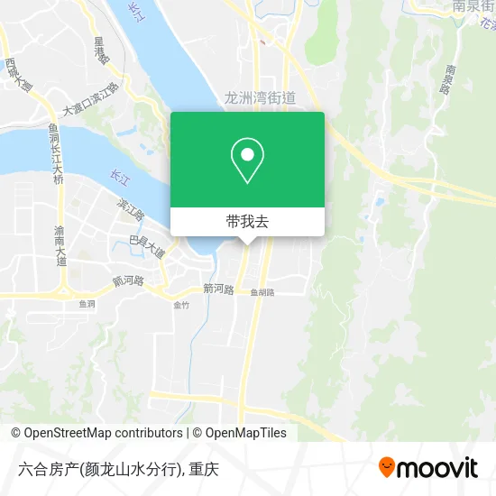 六合房产(颜龙山水分行)地图