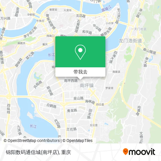 锦阳数码通信城(南坪店)地图