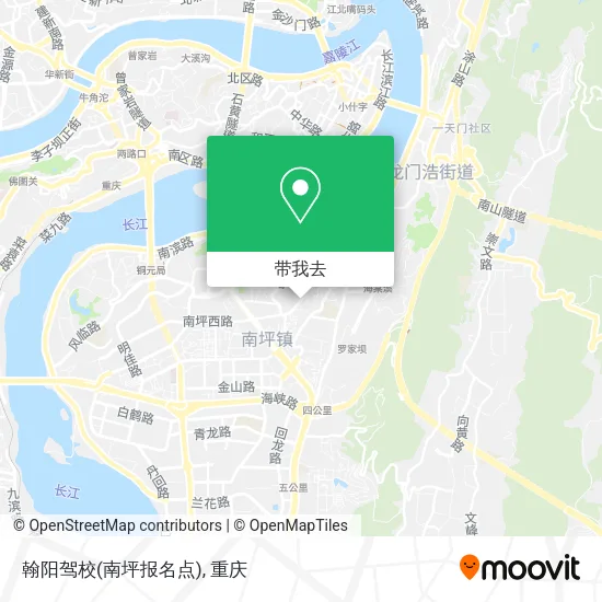翰阳驾校(南坪报名点)地图