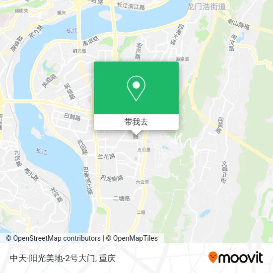 中天·阳光美地-2号大门地图