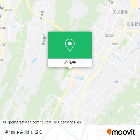 荟澜山-东北门地图