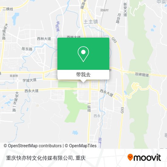 重庆快亦转文化传媒有限公司地图
