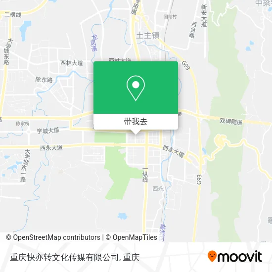 重庆快亦转文化传媒有限公司地图