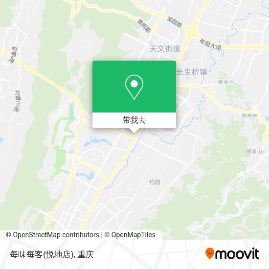 每味每客(悦地店)地图
