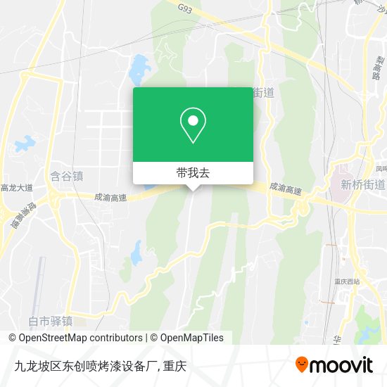 九龙坡区东创喷烤漆设备厂地图