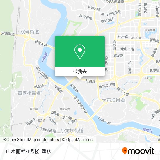 山水丽都-1号楼地图