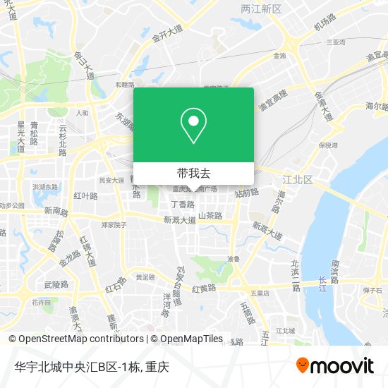 华宇北城中央汇B区-1栋地图