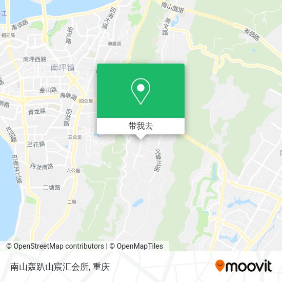 南山轰趴山宸汇会所地图