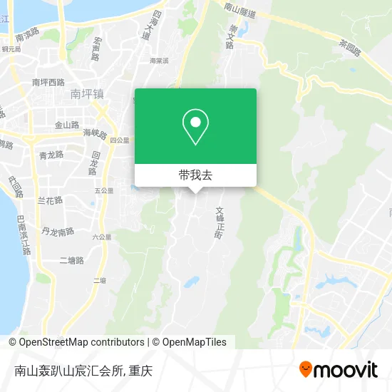 南山轰趴山宸汇会所地图
