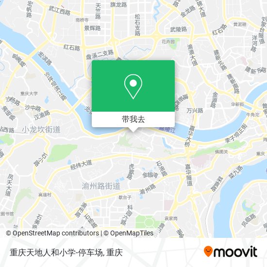 重庆天地人和小学-停车场地图