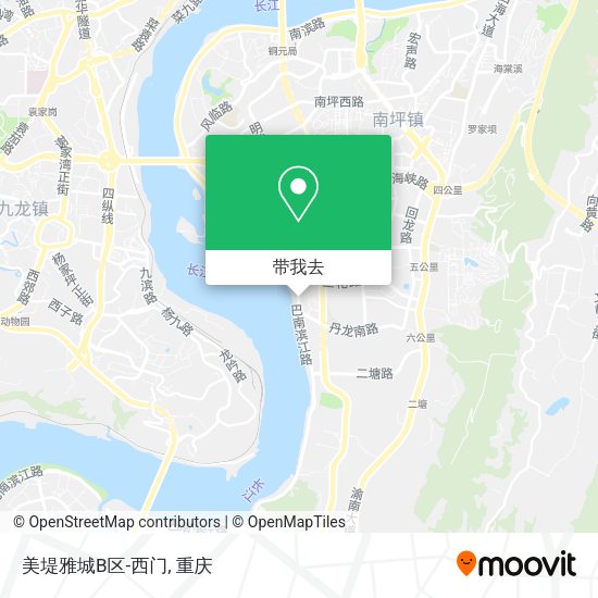 美堤雅城B区-西门地图