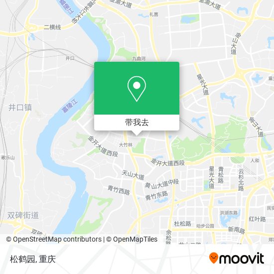 松鹤园地图
