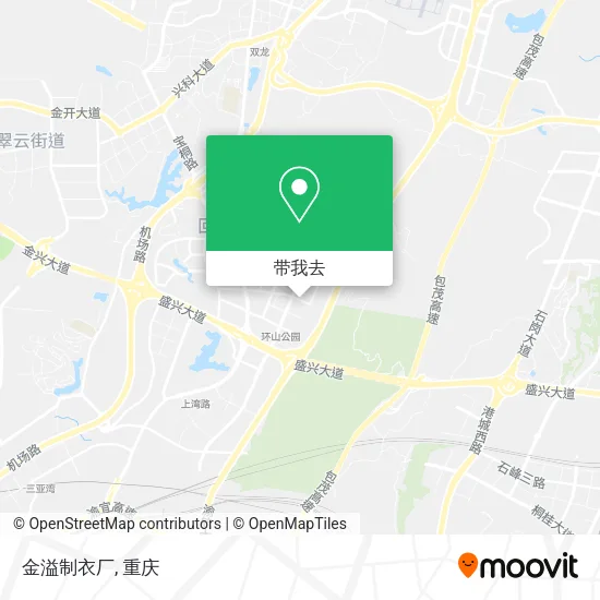 金溢制衣厂地图