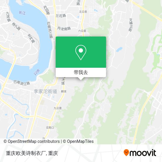 重庆欧美诗制衣厂地图