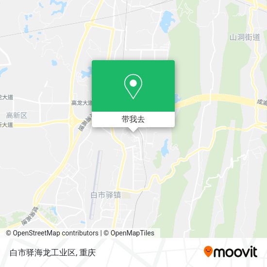 白市驿海龙工业区地图