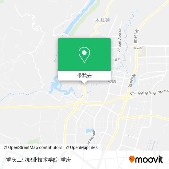重庆工业职业技术学院地图
