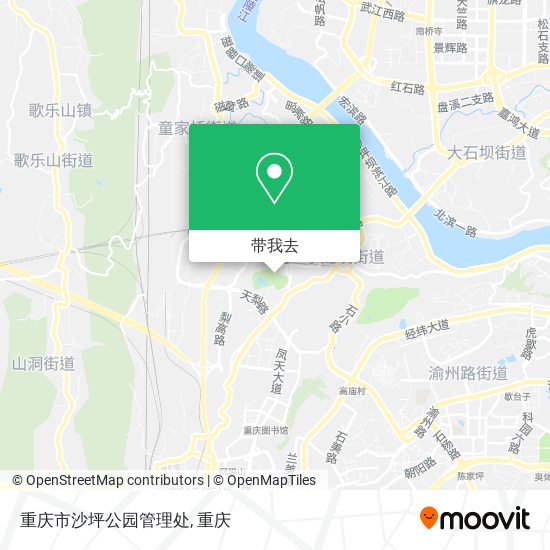重庆市沙坪公园管理处地图