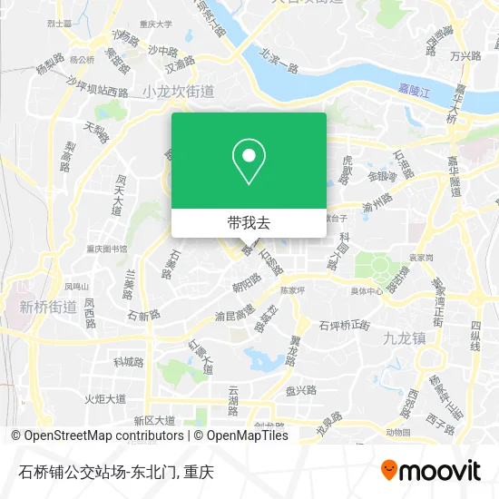 石桥铺公交站场-东北门地图