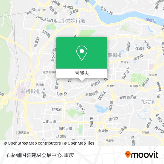 石桥铺国窖建材会展中心地图