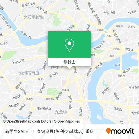 新零售SALE工厂直销巡展(英利·大融城店)地图